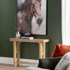 Crestview Redo Sofa Console Table | 40" Rectangular | Natural Brown