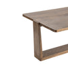 Oski Cocktail Table Rectangular T-Base Live-Edge Brown Wood 50’’ CCL-CVFNR664