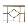 Beny Sofa Console Table | 42’’ Plank Top | Gold Iron Lattice Base CCL-CVFNR672