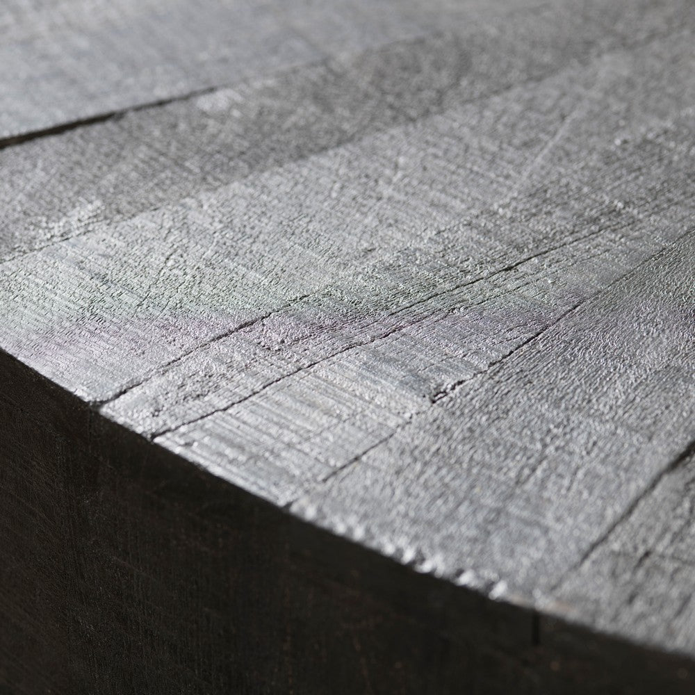 Dumy Coffee Table | 42’’ Round Sunburst Pattern Top | Black Legs CCL-CVFNR770