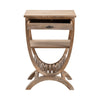Accent Table | Slatted Rack | Brown Mango Wood U Base 20’’ CCL-CVFZR322