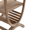 Accent Table | Slatted Rack | Brown Mango Wood U Base 20’’ CCL-CVFZR322