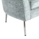 Crestview Ramo Barrel Accent Chair | Plush Retro Seafoam Gray Polyester CCL-CVFZR5105