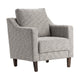 Crestview Ford Accent Chair | Sloped Arms | Foam Fill Gray Polyester CCL-CVFZR5115