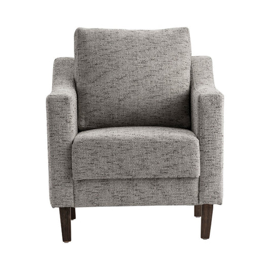 Crestview Ford Accent Chair | Sloped Arms | Foam Fill Gray Polyester