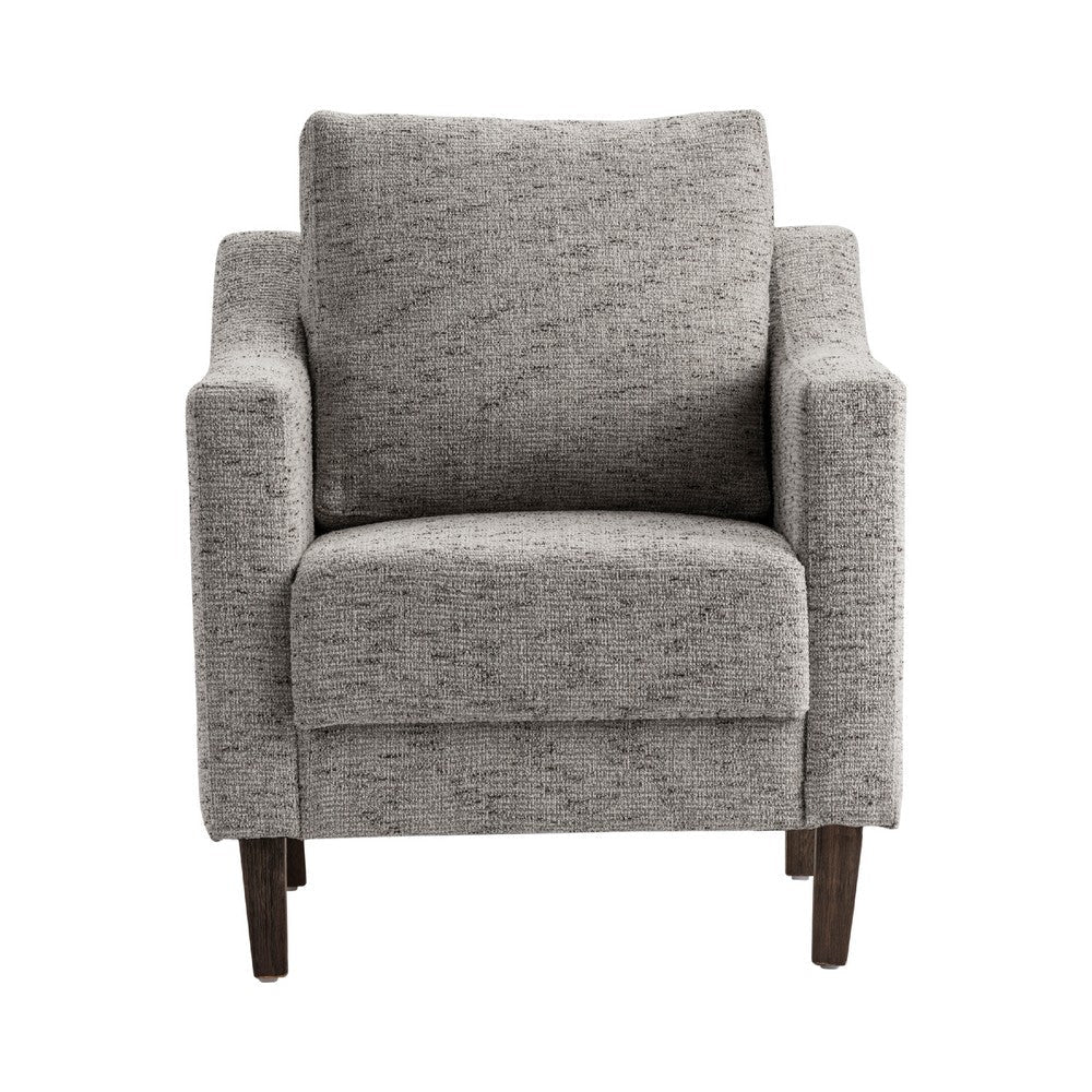 Crestview Ford Accent Chair | Sloped Arms | Foam Fill Gray Polyester