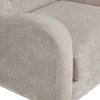 Crestview Leri Accent Armchair | Tufted Cream Polyester | Gold Iron Legs CCL-CVFZR6167