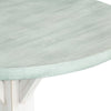 Crestview Kex Accent Dining Table | 36’’ Round Top | White Pedestal Base CCL-CVFZR6206