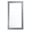 36x72 Wall Mirror | Distressed Gray Wood | Rectangular Coastal Style