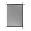 Piya 36x48 Wall Mirror | Extended Frame | Hand-Finished Aged Black Iron