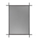 Piya 36x48 Wall Mirror | Extended Frame | Hand-Finished Aged Black Iron
