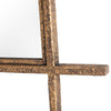 Piya 36x48 Wall Mirror | Extended Frame | Hand Finished Aged Gold Iron