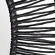 Wall Mirror | Natural Jute Woven Metal Frame | Black Finish 36x36 Round
