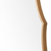 Aisa Wall Mirror | Architectural Shaped Scallop Edge | Gold Metal | 36x48