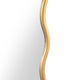 Ston Wall Mirror | Gold Metal Scallop Edges | 30x40 Modern Rectangular