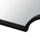Bany Wall Mirror | Movie Ticket Shape | 32x48 Matte Black Metal Frame