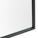 Eros Leaning Mirror | Arched Top Black Metal Frame | 37x73 Transitional