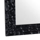 Crestview Dila Wall Mirror | 36x48" Portrait Black Texture Frame