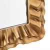 Crestview Gia Wall Mirror | 28x40" Rippled Portrait Gold Frame
