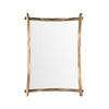 Crestview Lea Wall Mirror | 34x48" Portrait Twisted Frame | Gold