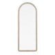 Crestview Sesy Wall Mirror | 30x76" Full Body Arched White Rope Frame