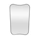Crestview Wely Wall Mirror | 36x72" Portrait | Black Curved Metal Frame