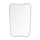 Crestview Wely Wall Mirror | 36x72" Portrait | Gray Curved Metal Frame