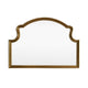 Crestview Misy Wall Mirror | 36x50" Wide | Scroll Motifs Gold Wood Frame