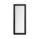 Crestview Dila Wall Mirror | 32x80" Tall Rectangular Textured Black