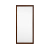Crestview Ona Wall Mirror | 32x70" Full Body Brown Wood Frame