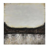 Crestview Rustic Wall Art Painting | 60x60 Square Brown & White on Canvas