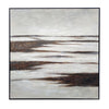 Crestview Framed Square Wall Art Painting | 48x48 Hand Painted Artscape