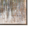 Crestview Lake Landscape Canvas Painting Wall Art | Brown | 50 x 50 Square