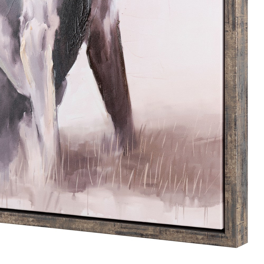 Crestview Hunting Dog Wall Art Painting Set of 2 | Brown & Black 24 x 32