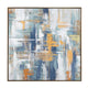 Crestview Wall Art Painting | Abstract Bold Stroke 59 x 59 Square Gold Frame