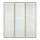 Crestview 3pc Wall Art Decor Set | Textured White | Burlap Canvas
