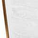 Crestview 3pc Wall Art Decor Set | Textured White | Burlap Canvas