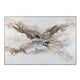 Crestview Natural Abstract Marbled Canvas Wall Art | Brown Gray 48 x 72