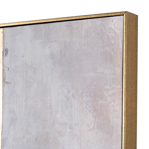 Crestview Landscape Wall Art | Gray & White | Gold Foil Accents | 40 x 60