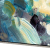 Crestview Oversized Abstract Mountain Framed Canvas Wall Art | Blue 48 x 72