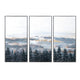 Crestview 3pc Rustic Landscape Wall Art Framed Set | Hand-Finished 30 x 59