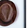 Crestview Western Hats Print on Tempered Glass | 32 x 48 Black Frame