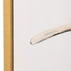 Crestview 2pc Bird Feather Pattern Watercolor Framed Wall Art | Brown White