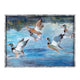 Crestview Framed Mallard Duck Scenic Wall Art | Blue & White 36 x 48