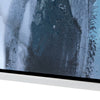 Crestview Wall Art | 40x50 Silver Framed Canvas | Blue & White Abstract