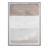 Crestview Teni Wall Art | Framed 35x47 Color Block Canvas | Tan Brown White
