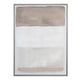 Crestview Teni Wall Art | Framed 35x47 Color Block Canvas | Tan Brown White