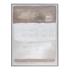 Crestview Teni XL Wall Art, Framed 59x79 Color Block Canvas, Tan Brown White