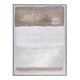 Crestview Teni XL Wall Art, Framed 59x79 Color Block Canvas, Tan Brown White