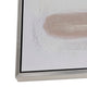 Crestview Teni XL Wall Art, Framed 59x79 Color Block Canvas, Tan Brown White